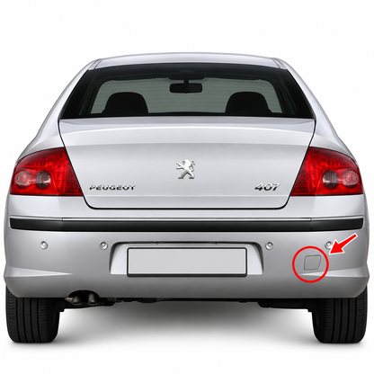Peugeot 407 6D Sedan pre-facelift 2004-2008 капаче за кука за теглене