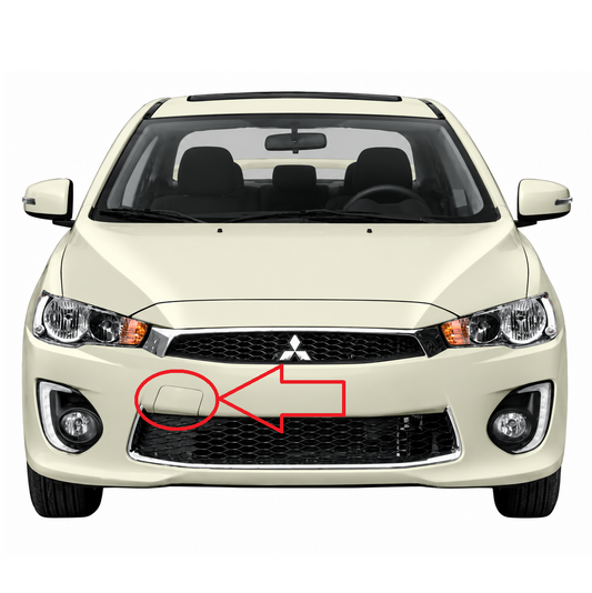 Mitsubishi Lancer X / CY facelift 2015-2017 капаче за кука за теглене