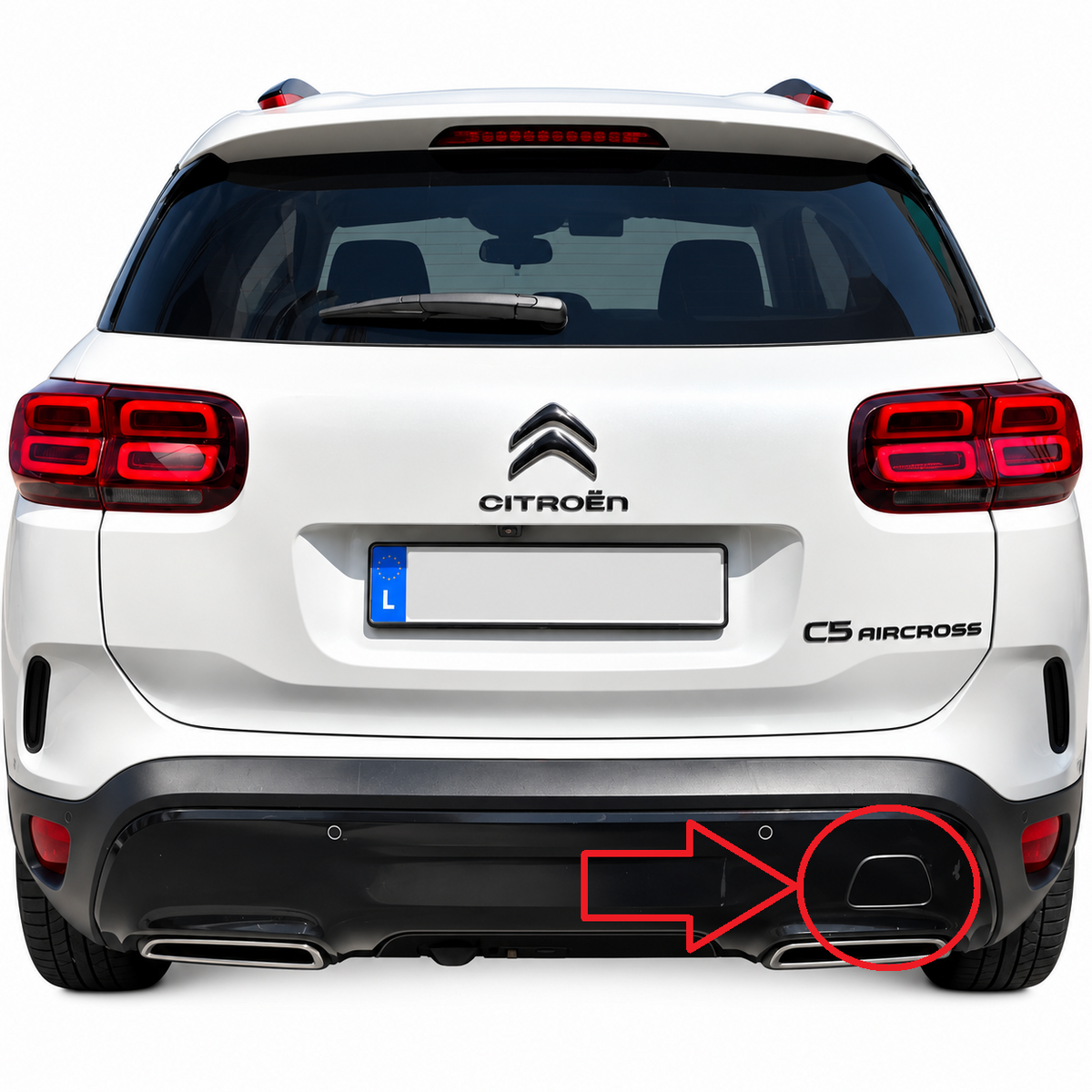 Citroen C5 Aircross I / C84 pre-facelift / facelift 2018-2025 капаче за кука за теглене