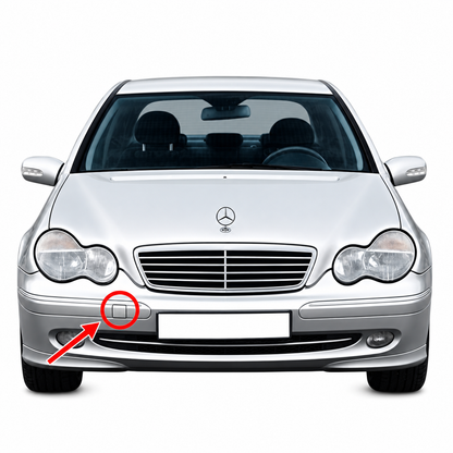 Mercedes-Benz C-Class W203 S203 Classic pre-facelift / facelift 2000-2007 капаче за кука за теглене
