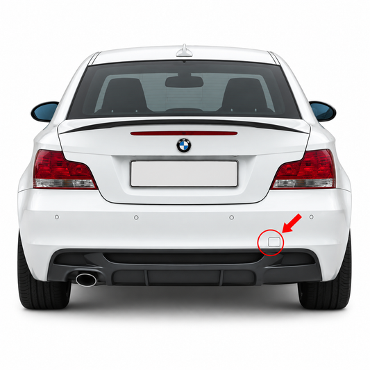 BMW 1 Series E82 / E88 pre-facelift 2007-2011 капаче за кука за теглене