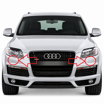 Audi Q7 4L pre-facelift 2006-2009 капачета за пръскалки на фарове