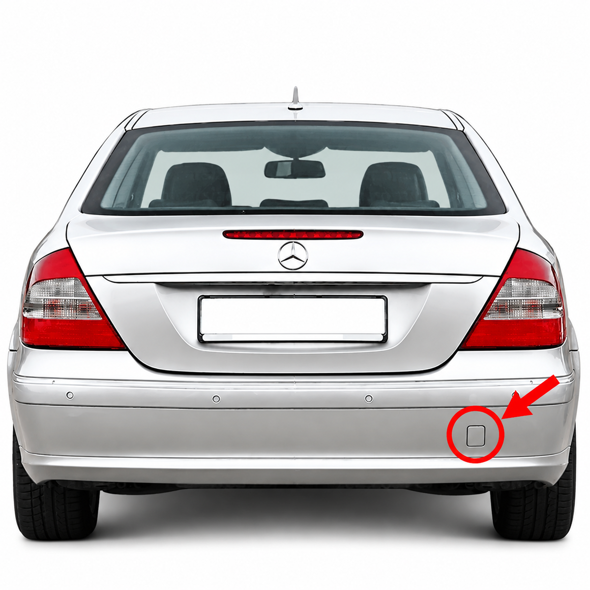 Mercedes-Benz E-Class W211 pre-facelift 2006-2009 капаче за кука за теглене