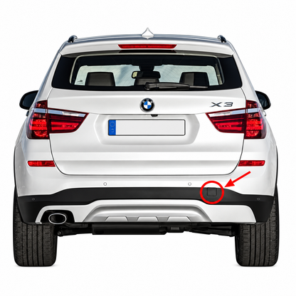 BMW X3 F25 facelift 2014-2017 капаче за кука за теглене
