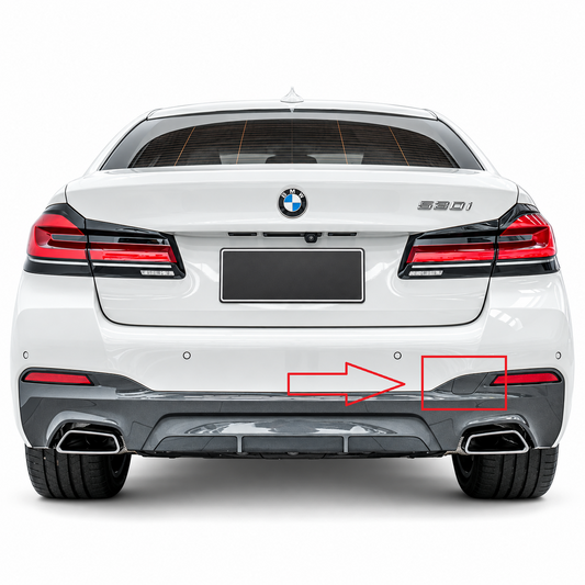 BMW 5 Series G30 / G31 M-Sport pre-facelift 2017-2020 капаче за кука за теглене