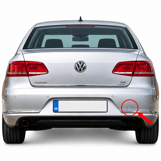 Volkswagen Passat B7 pre-facelift 2005-2010 капаче за кука за теглене