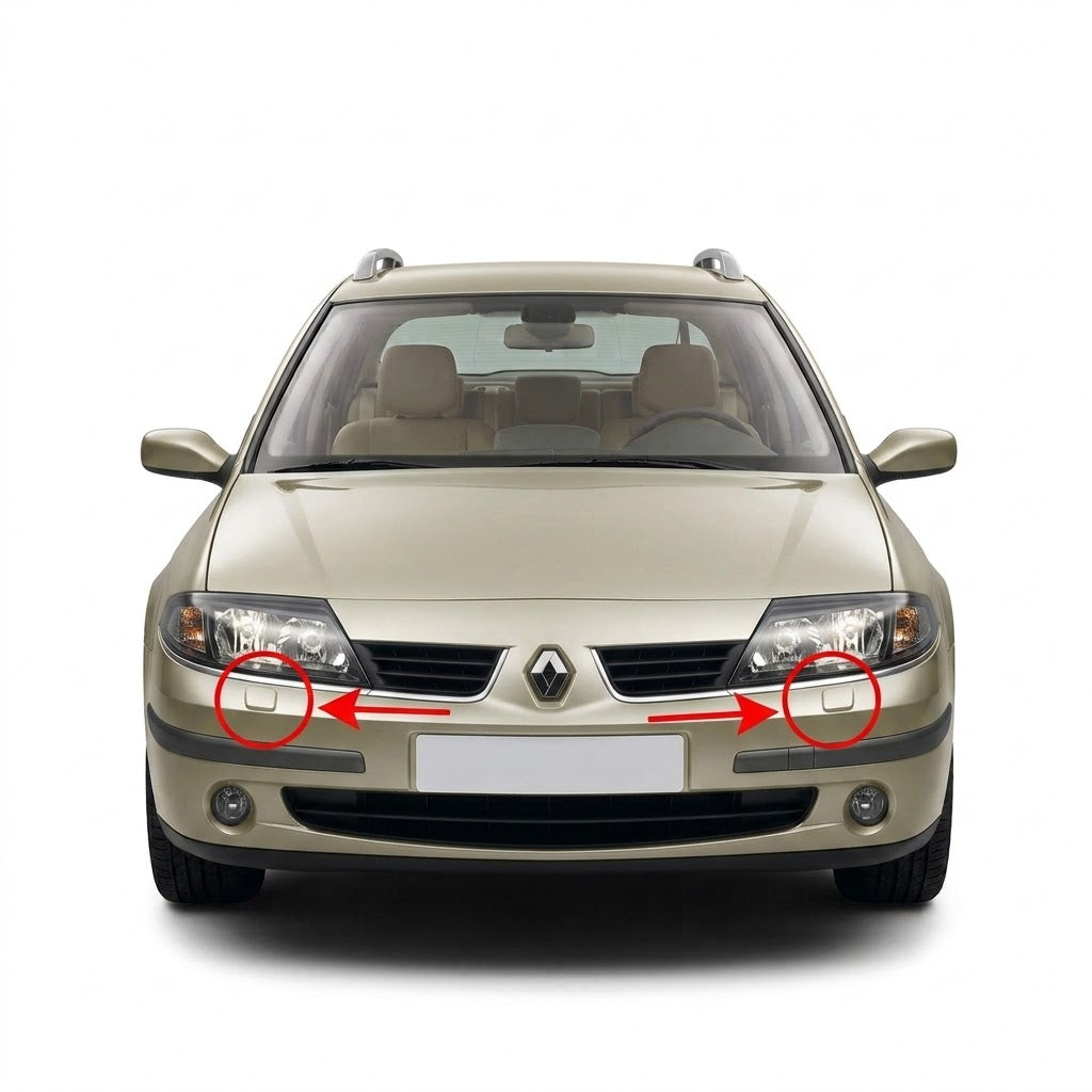 Renault Laguna MK2 Phase 1 Pre-Facelift 2001–2005 капачета за пръскалки на фарове