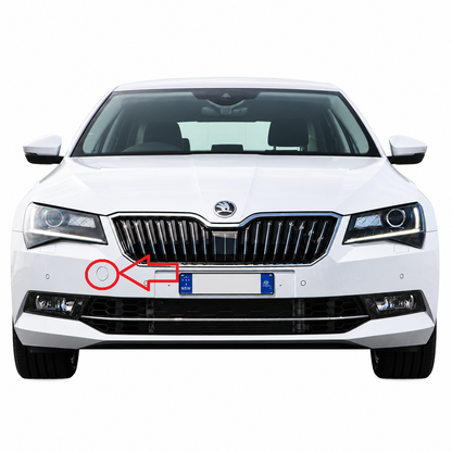 Skoda Superb III pre-facelift 2015-2019 капаче за кука за теглене