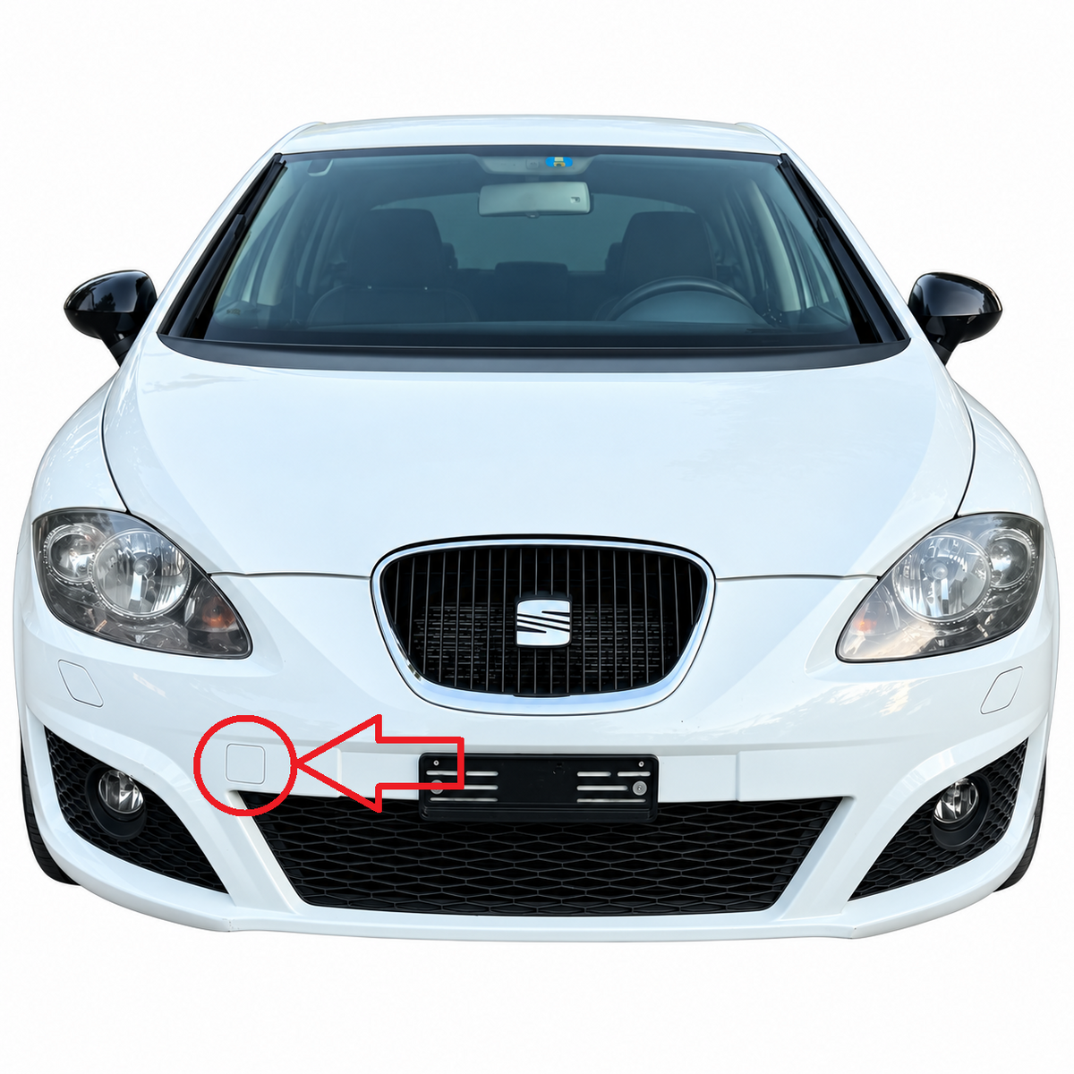 Seat Leon II 1P facelift 2009-2012 капаче за кука за теглене