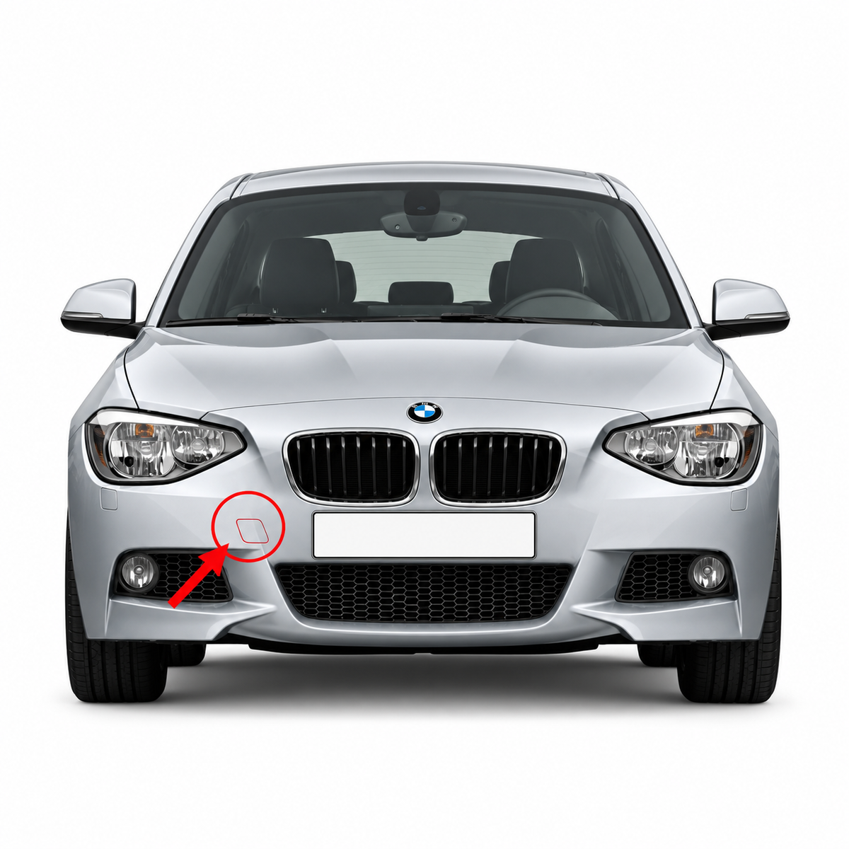 BMW 1 Series F20 / F21 M-Sport pre-facelift 2011-2015 капаче за кука за теглене