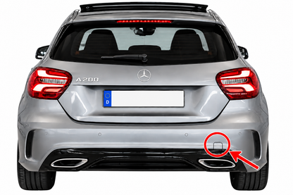 Mercedes-Benz A-Class W176 AMG Line facelift 2015-2018 капаче за кука за теглене