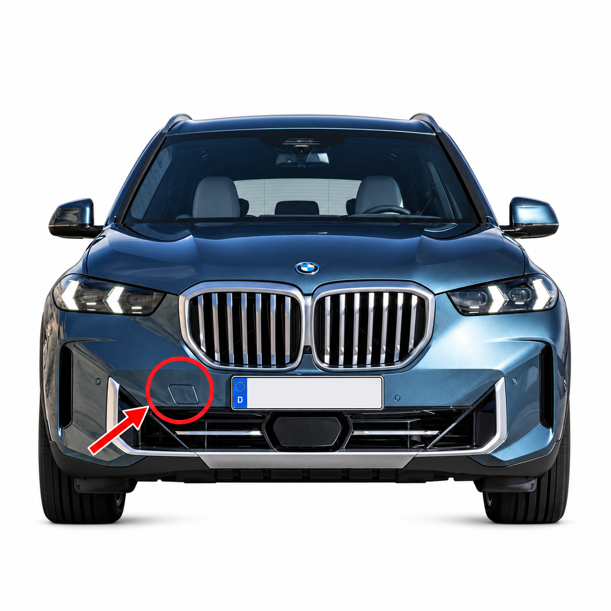 BMW X5 G05 standard / xLine pre-facelift 2018-2023 капаче за кука за теглене