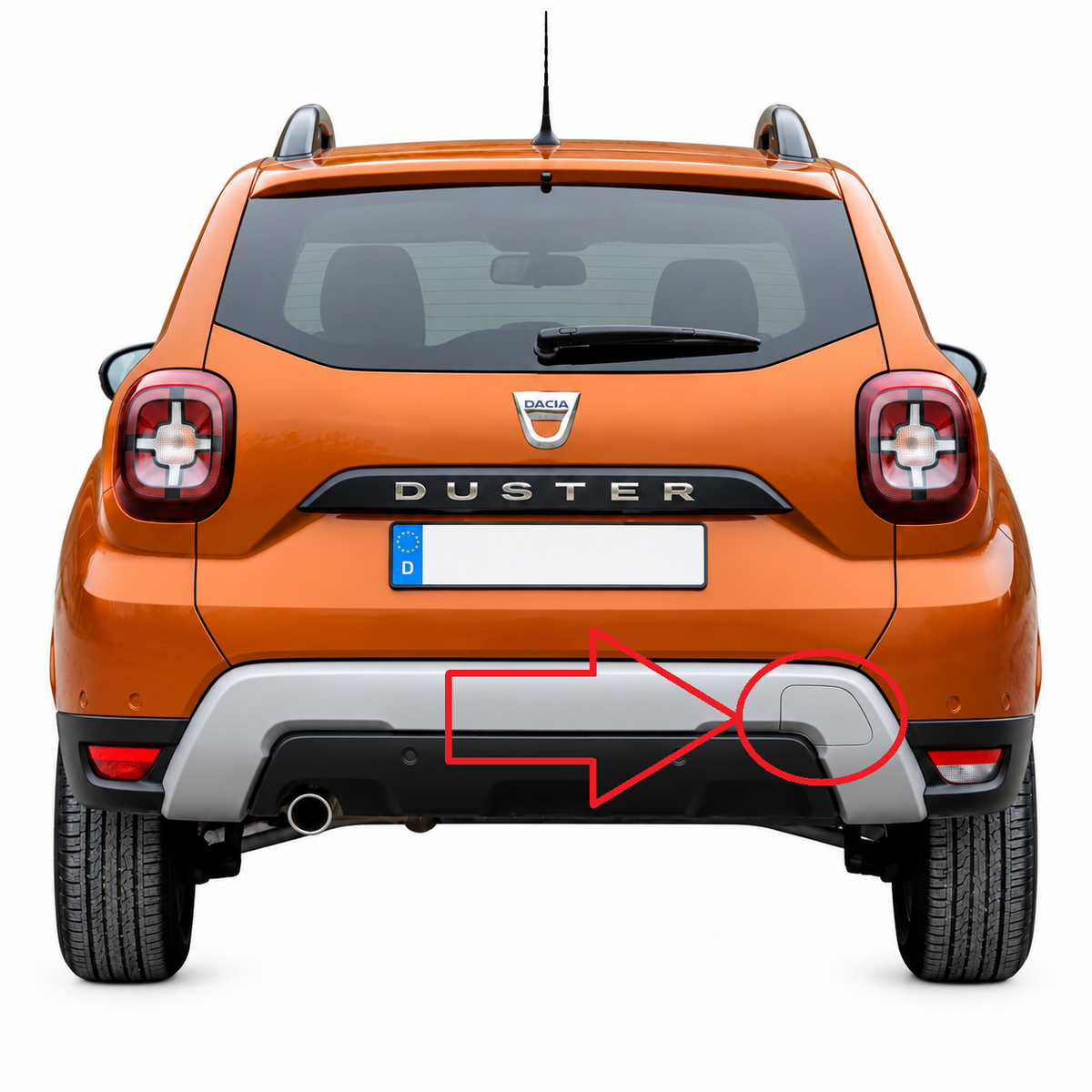 Dacia Duster II HM 2018-2023 капаче за кука за теглене