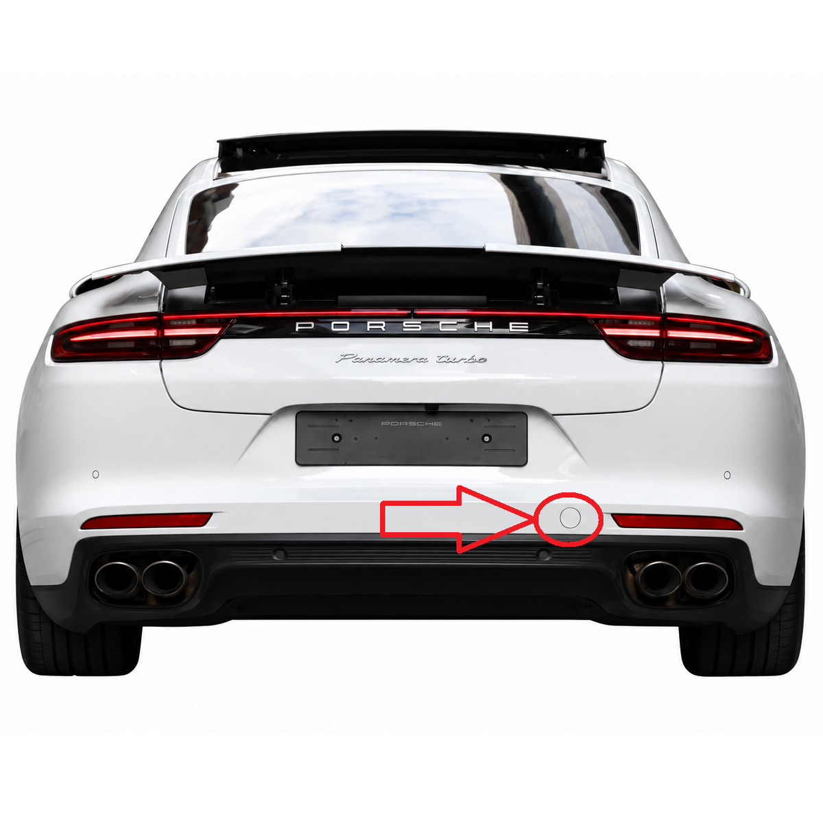 Porsche Panamera 971 2016-2023 капаче за кука за теглене
