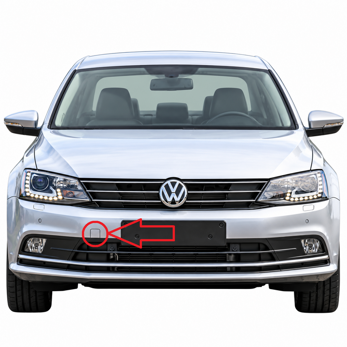 VW Jetta VI facelift 2014-2018 капаче за кука за теглене