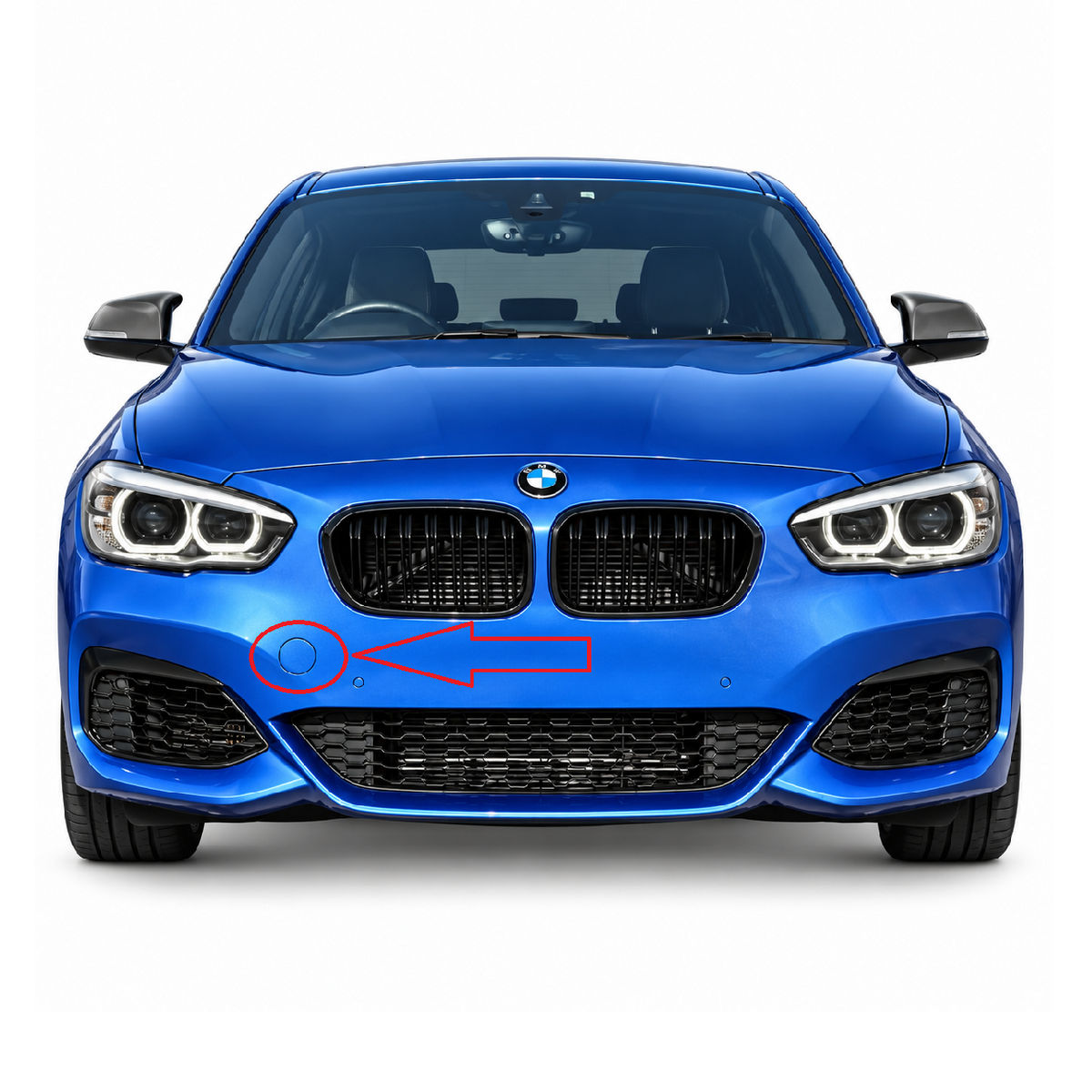 BMW 1 Series F20 / F21 M-Sport facelift 2015-2019 капаче за кука за теглене