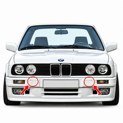 BMW 3 Series E30 M-Tech II facelift 1987-1994 капаче за кука за теглене
