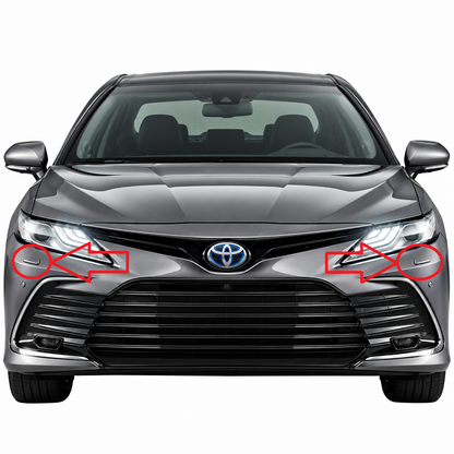 Toyota Camry VIII / XV70 facelift 2021-2023 капачета за пръскалки на фарове