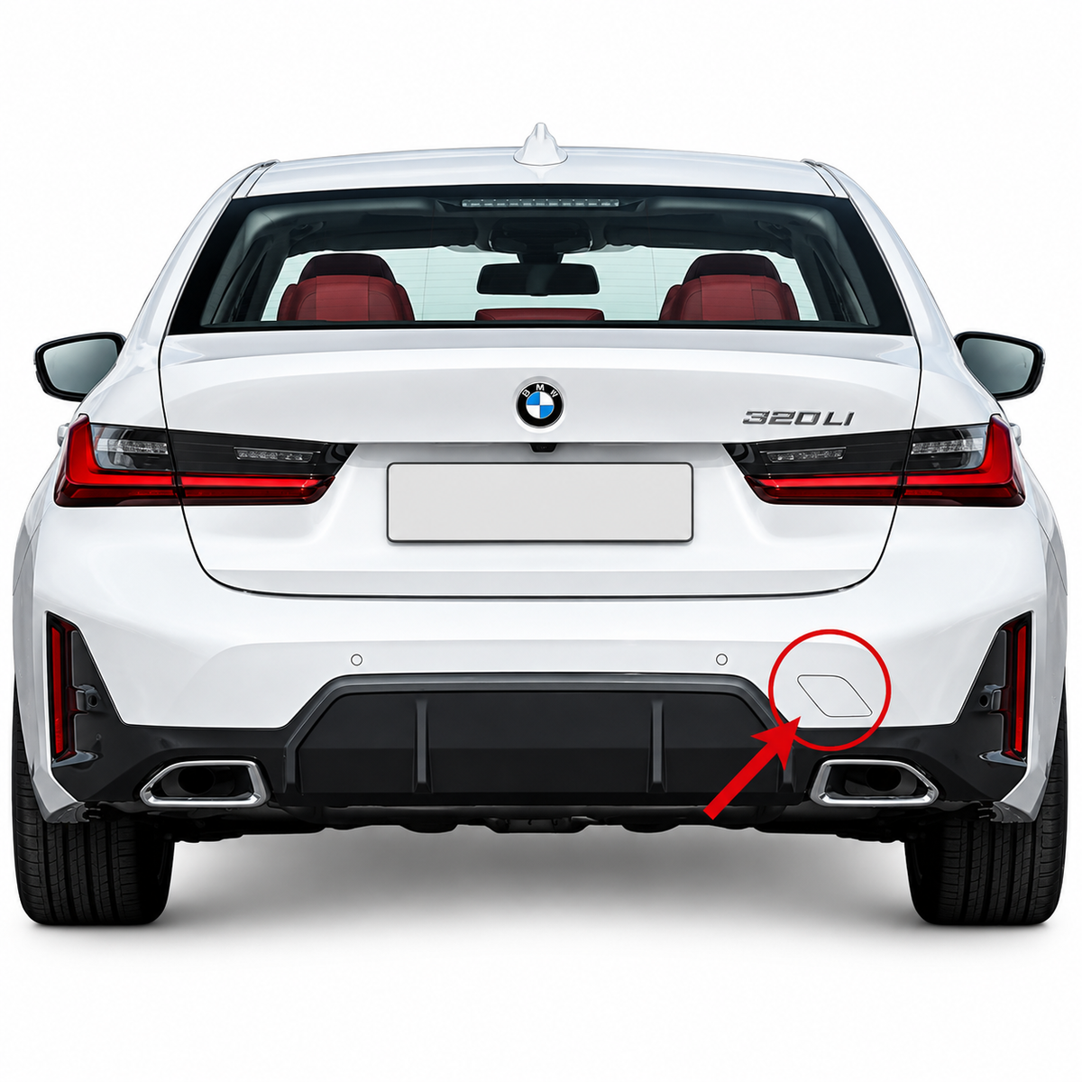 BMW 3 Series G20 / G21 M-Sport facelift 2022-present капаче за кука за теглене
