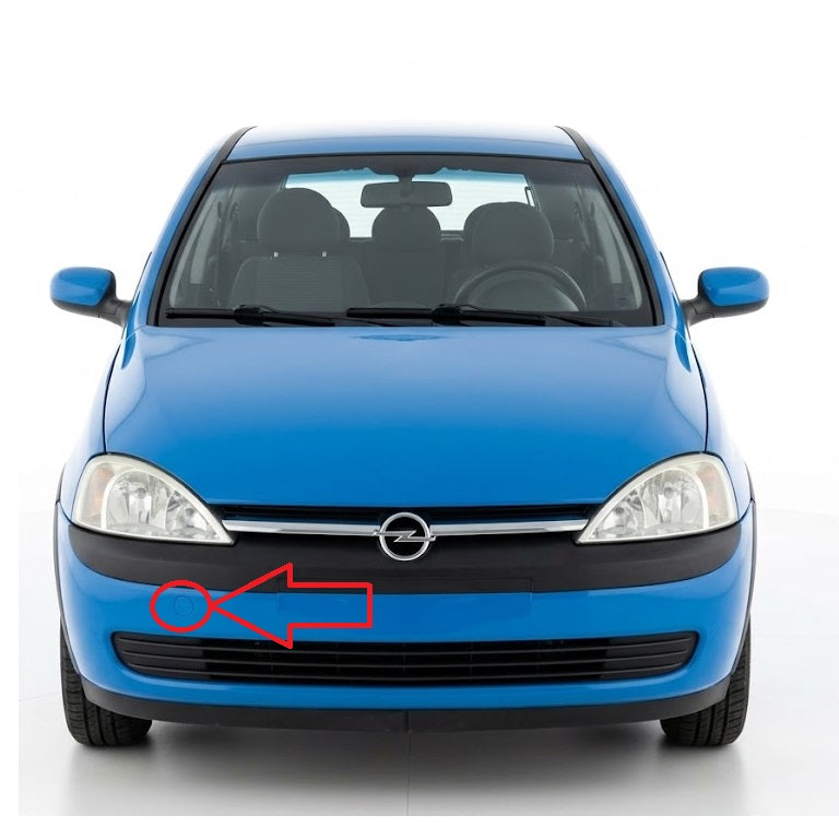 Opel Corsa C pre-facelift 2000-2003 капаче за кука за теглене
