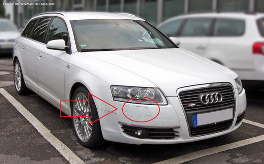 AUDI A6 C6 4F Pre-Facelift 2004-2008 капачета за пръскалки на фарове