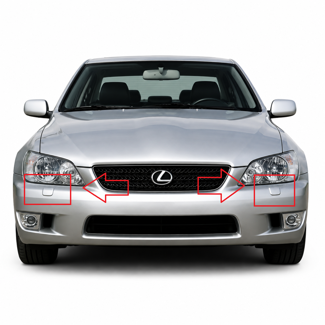 Lexus IS300 2001–2005 капачета за пръскалки на фарове