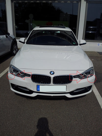 BMW F30 Pre-Facelift 2011-2015 капачета за пръскалки на фарове