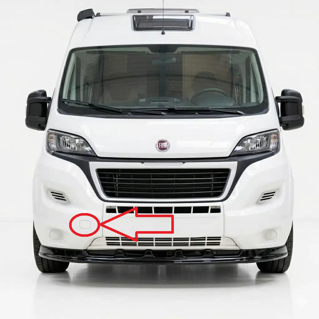 Fiat Ducato III X290 facelift 2014-2023 капаче за кука за теглене