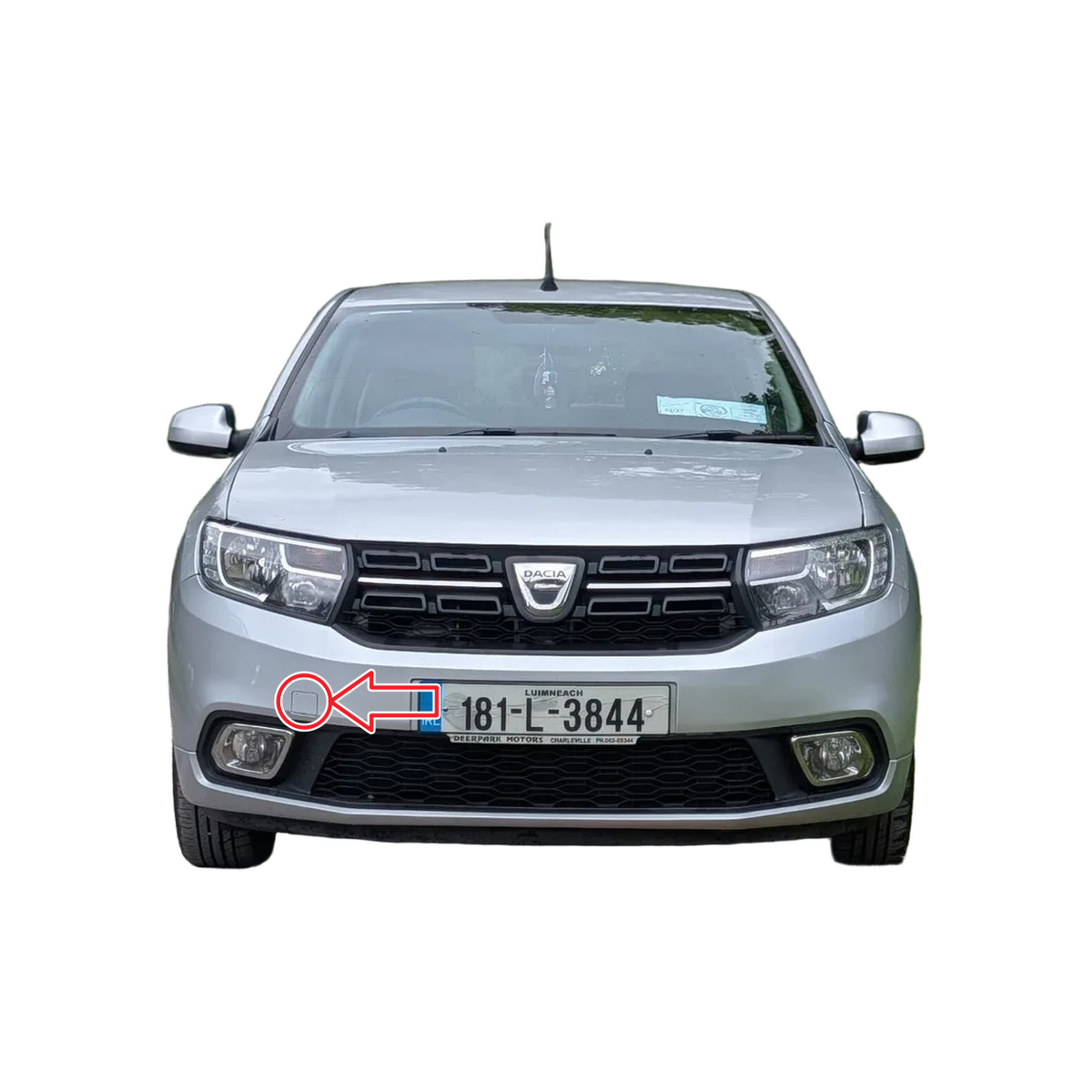 Dacia Sandero / Logan II / X52 facelift 2016-2020 капаче за кука за теглене