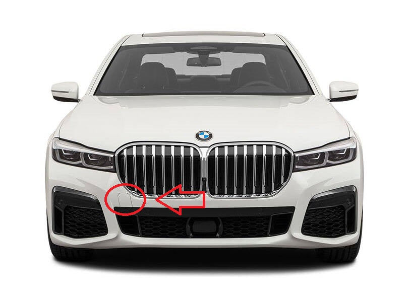 BMW 7 Series G11 / G12 M-Sport facelift 2019-2022 капаче за кука за теглене