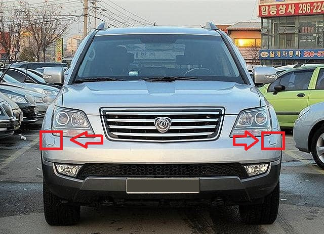 Kia Mohave/Borrego Pre-Facelift 2008-2015 капачета за пръскалки на фарове