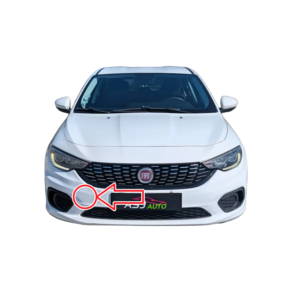 Fiat Tipo / Egea II / 356 pre-facelift 2015-2020 капаче за кука за теглене