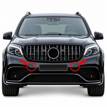 Mercedes-Benz GLS X166 AMG facelift 2016-2019 капаче за кука за теглене