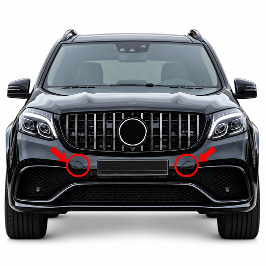 Mercedes-Benz GLS X166 AMG facelift 2016-2019 капаче за кука за теглене