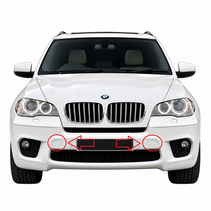 BMW X5 E70 M Sport facelift 2010-2013 капаче за кука за теглене