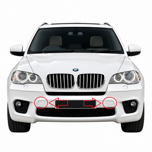 BMW X5 E70 M Sport facelift 2010-2013 капаче за кука за теглене