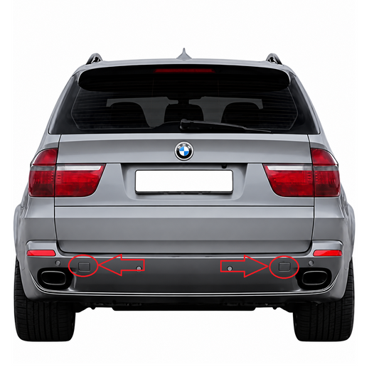 BMW X5 E70 pre-facelift 2006-2010 капаче за кука за теглене