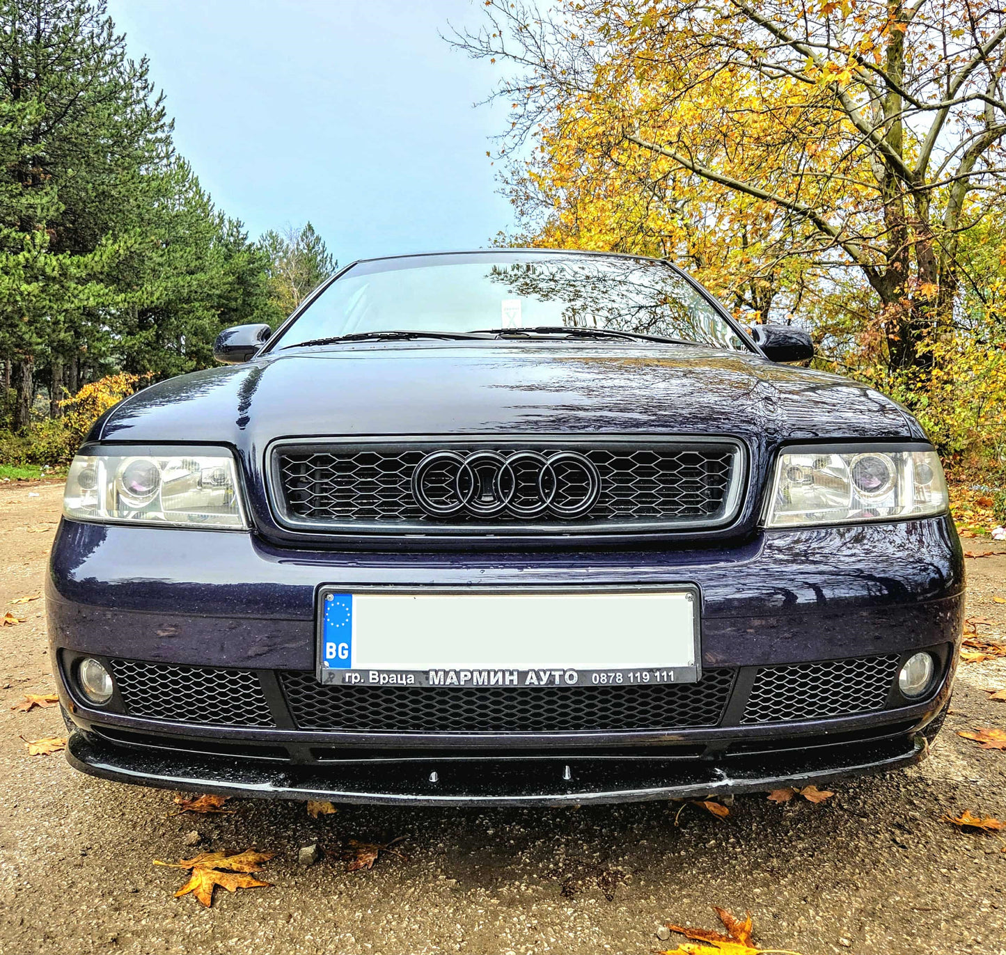 Audi A4 B5 Facelift решетка за халоген тип "пчелна пита"