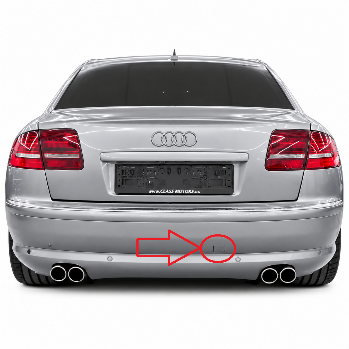 Audi A8 D3 4E 2002-2010 капаче за кука за теглене
