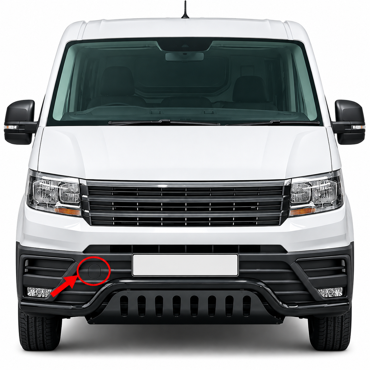 Volkswagen Crafter II  2017-present капаче за кука за теглене