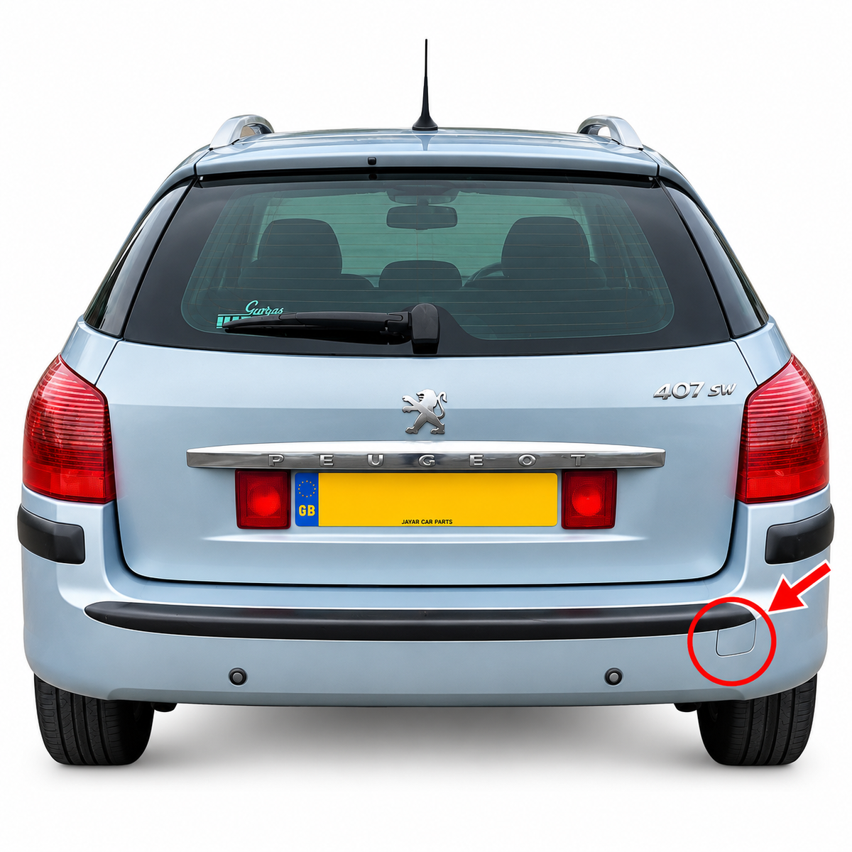 Peugeot 407 6E SW pre-facelift 2004-2008 капаче за кука за теглене