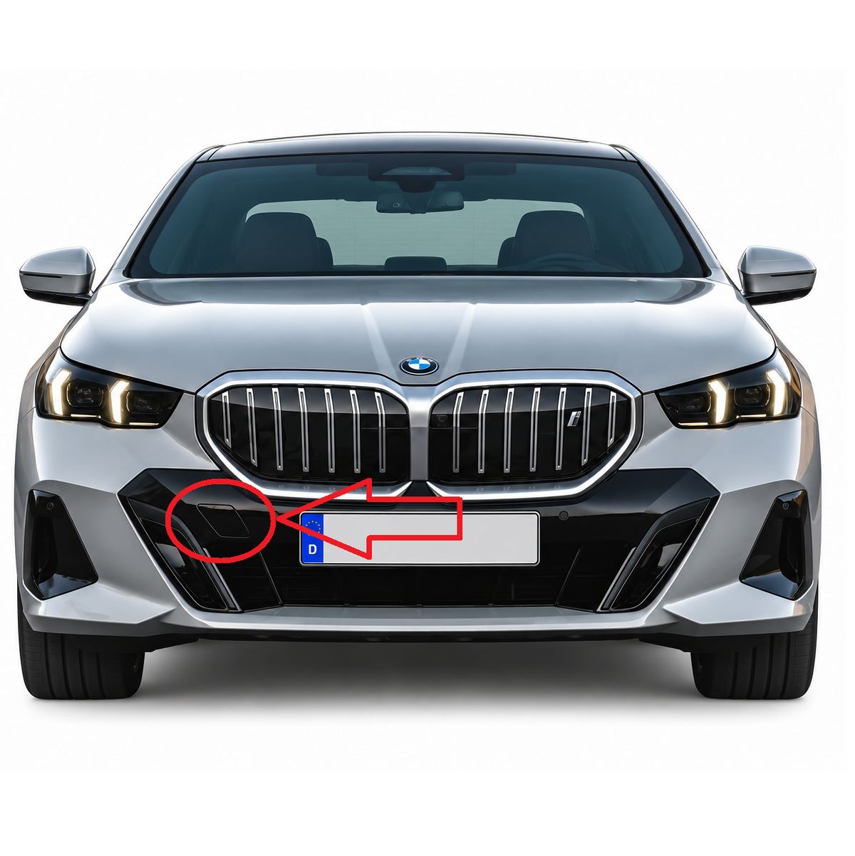 BMW 5 Series / i5 G60 G61 pre-facelift 2023-present капаче за кука за теглене