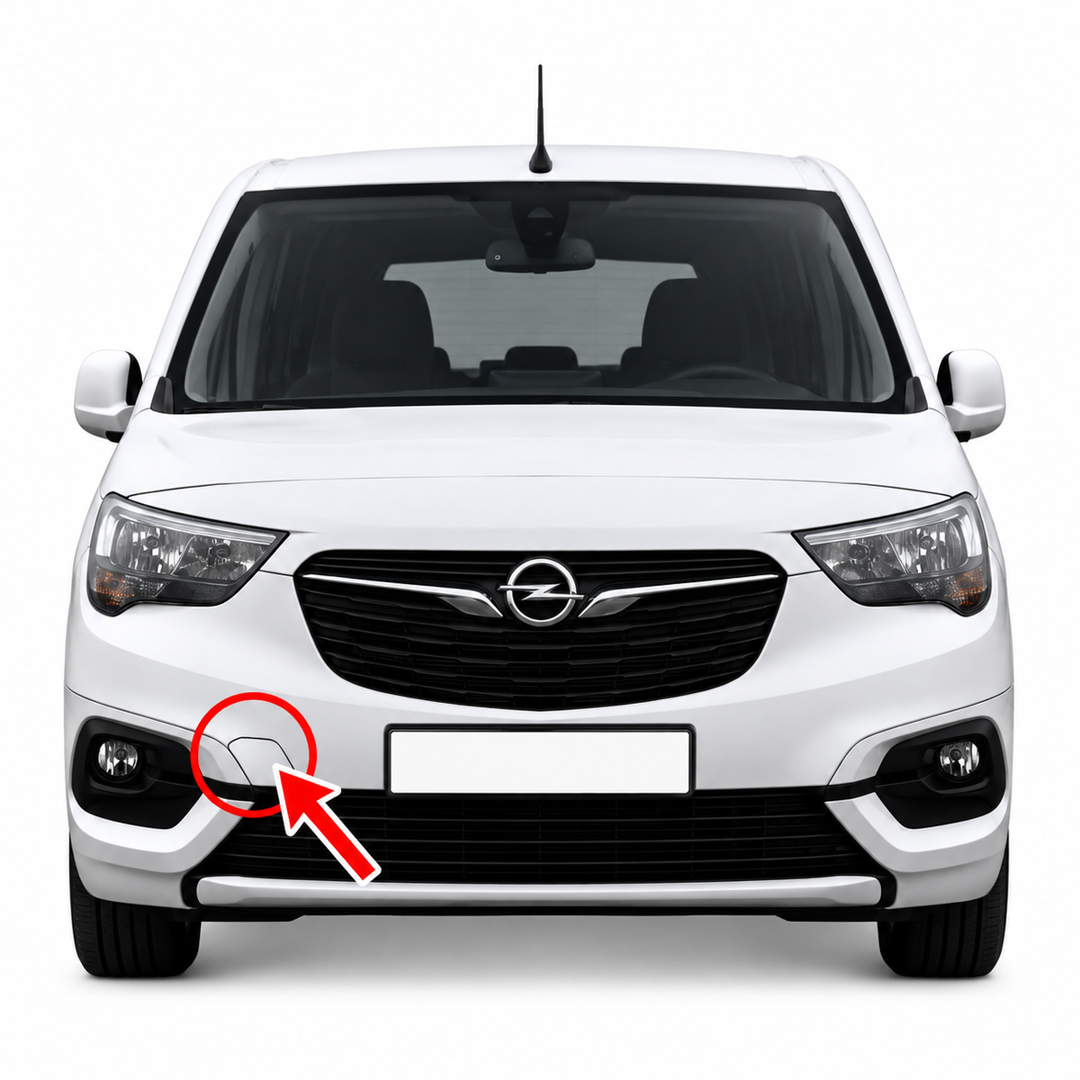 Opel Combo E Life pre-facelift 2018-2023 капаче за кука за теглене