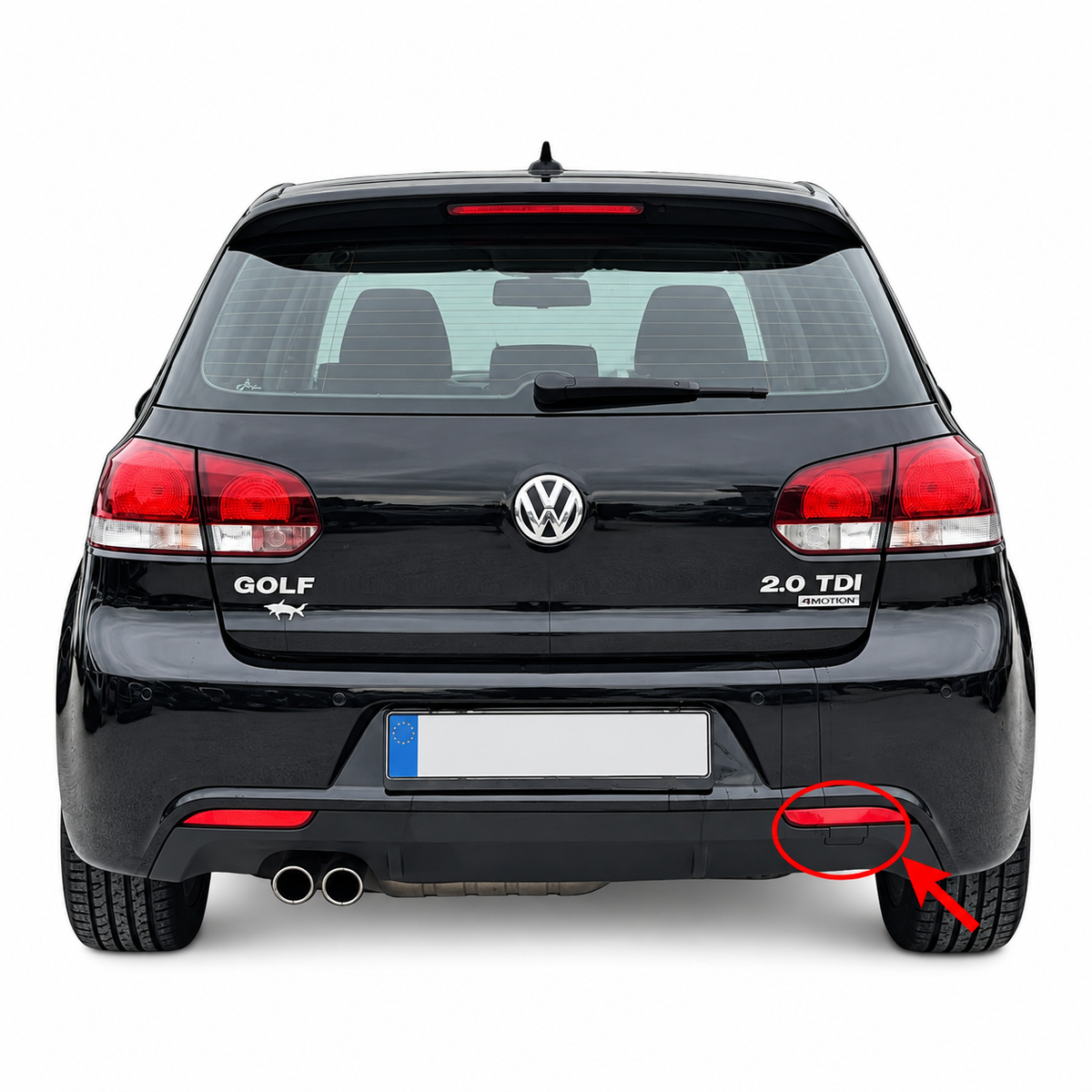 Volkswagen Golf Mk6 R-line pre-facelift 2008-2013 капаче за кука за теглене