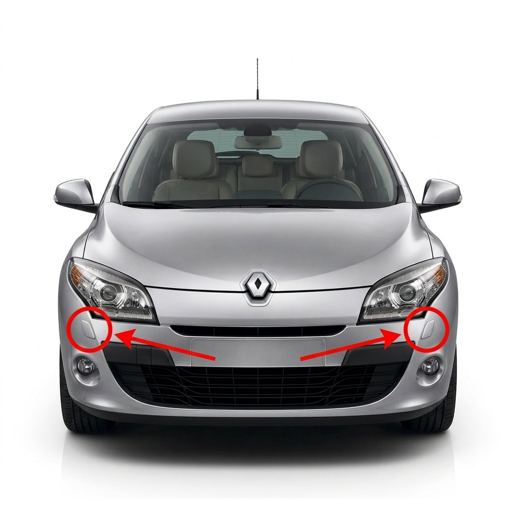 Renault Megane MK3 Phase 1 Pre-Facelift 2008-2012 капачета за пръскалки на фарове