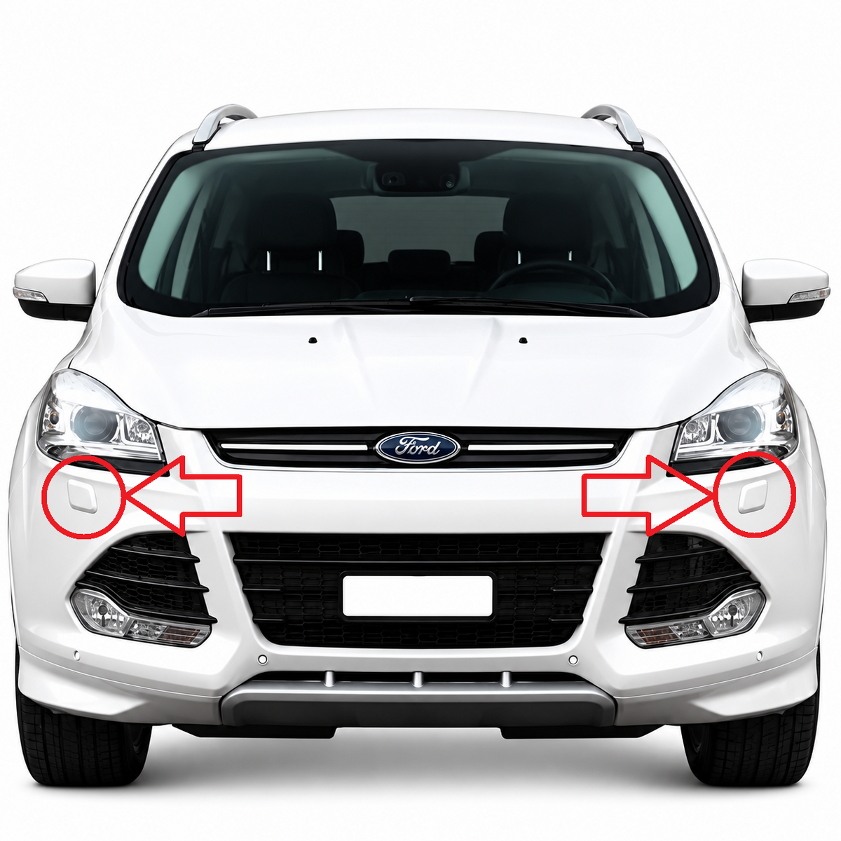 Ford Kuga Mk2 pre-facelift 2012-2016 капачета за пръскалки на фарове