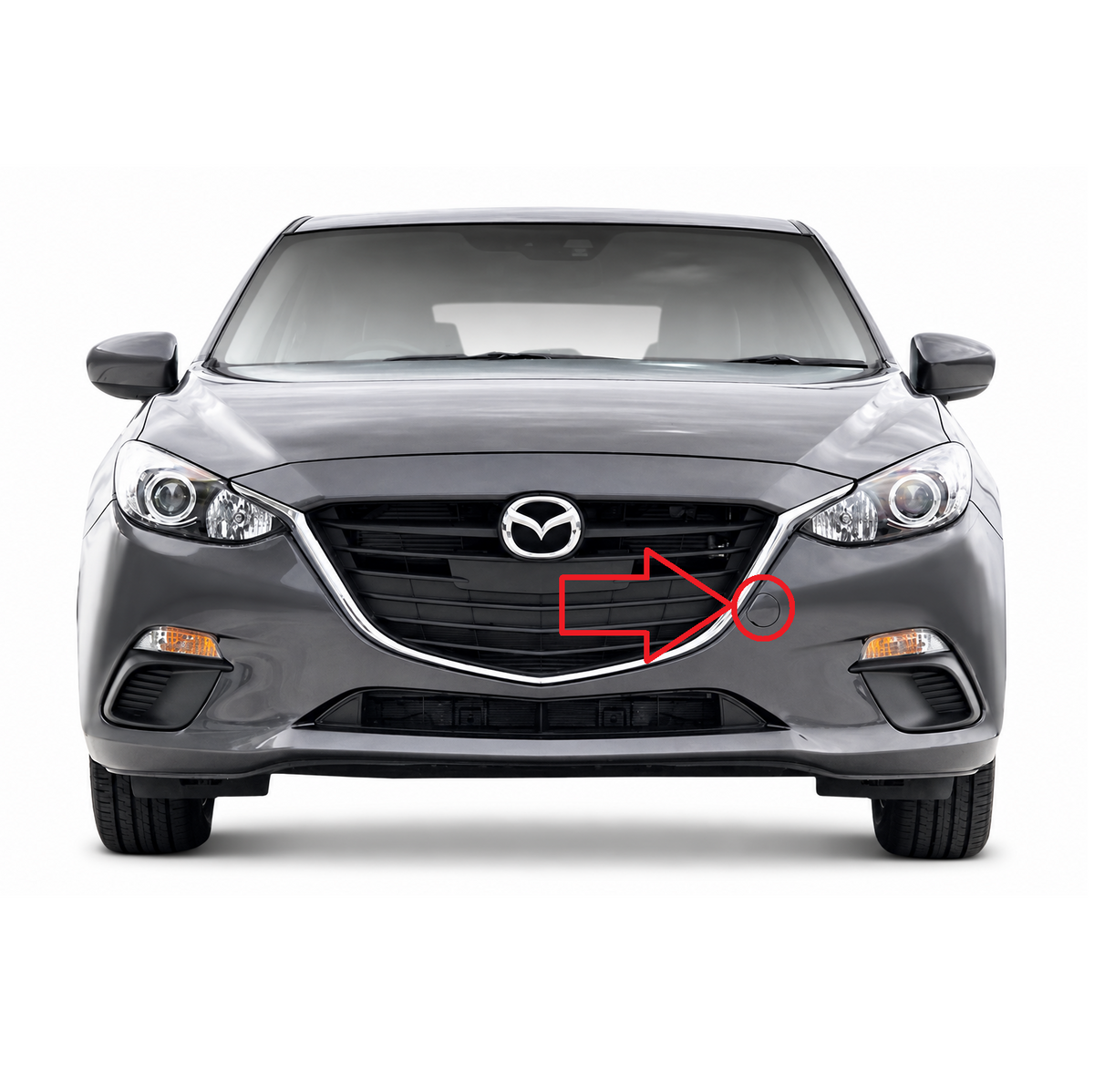 Mazda 3 BM pre-facelift 2013-2016 капаче за кука за теглене