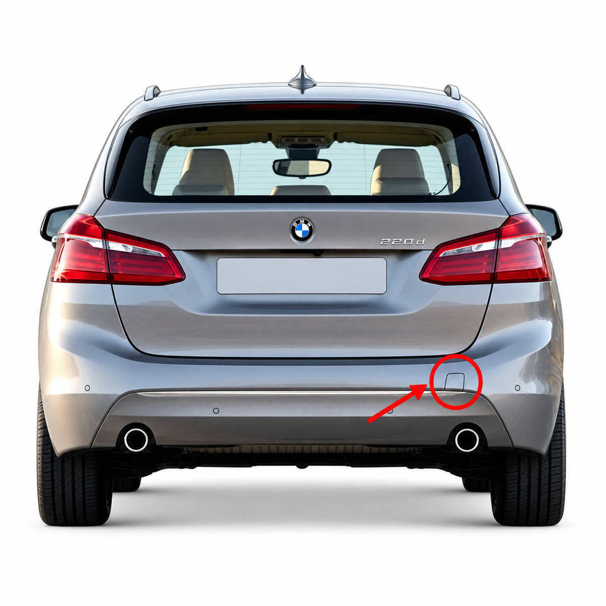 BMW 2 Series Active Tourer F45 pre-facelift / facelift 2014-2021 капаче за кука за теглене