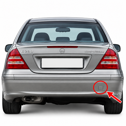 Mercedes-Benz C-Class W203 Sedan Standard pre-facelift / facelift 2000-2007 капаче за кука за теглене