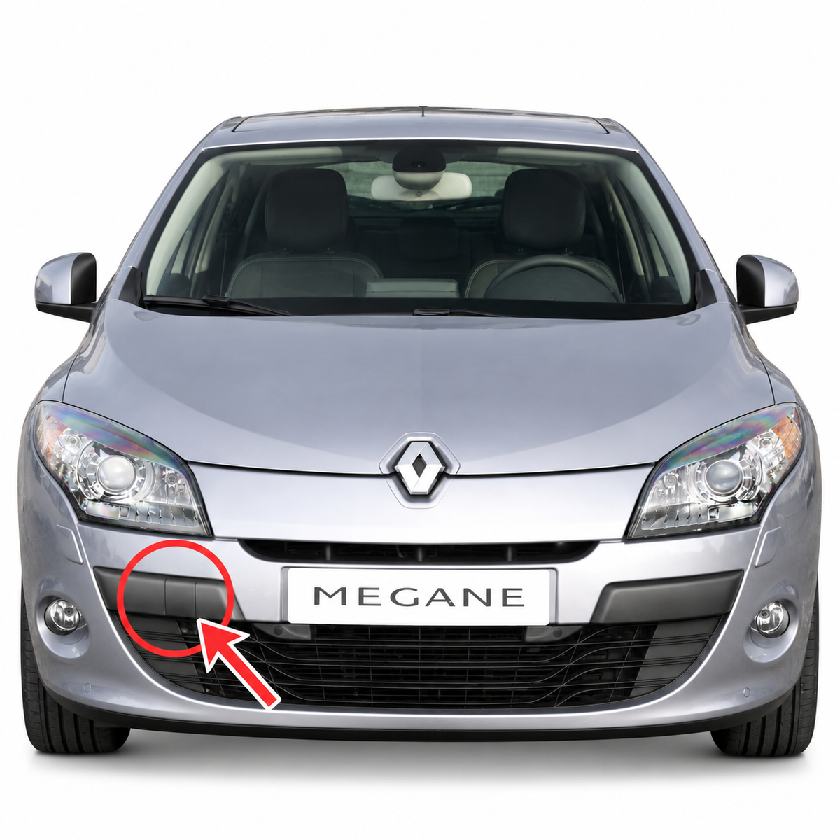 Renault Megane III BZ Hatchback pre-facelift 2008-2012 капаче за кука за теглене